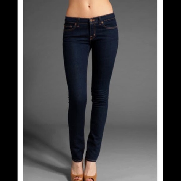 J Brand Women's Boot Cut Jeans - Dark Blue - Picture 1 of 7